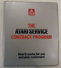 ATARI SERVICE CONTRACT PROGRAM BINDER 400/800/1200XL/130XE/1450  picture