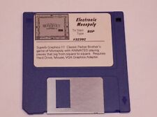 Electronic Monopoly Vintage Software Game 3.5 Disk Windows PC Computer Program picture