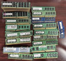 Lot of 61 pcs RAM DDR3 & DDR2 181GB total multiple brands Samsung Kingston Hynix picture