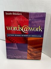 Vintage Computer Software Factory Sealed South-Western Words @ Work CD-ROM picture