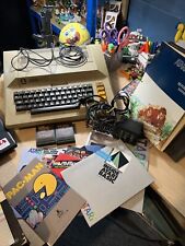 Vintage Atari 800 + Wires, 2 Games And Manuals For Parts Or Repair picture