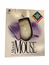 NEW Retro Vintage Microsoft Mouse 2.0 (PS2/Serial Version) IntelliPoint Software picture