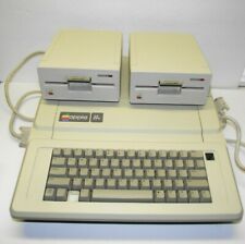 Vintage Apple IIe a2s2064 Enhanced Computer Keyboard & 2 Disk Drive-PARTS/REPAIR picture
