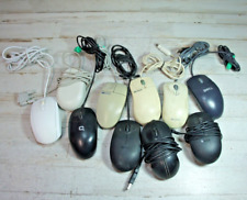 Lot of 10 Vintage Computer Mouse Mice PS/2 USB UNTESTED PARTS/REPAIR picture