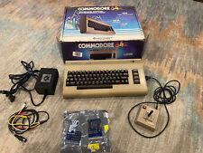Commodore 64 Computer System working w/ joystick, power, video cable & Multicart picture