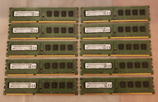 Lot of 10 Micron 4GB PC3 12800 DDR3 1600MHz 1Rx8 Desktop Memory Ram Identical picture