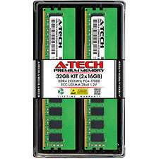 A-Tech 32GB 2x 16GB 2Rx8 PC4-17000E DDR4 2133 MHz ECC UDIMM Server Memory RAM picture