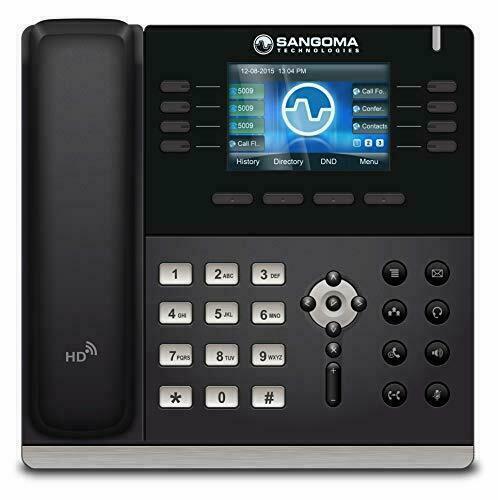 Sangoma S705 Bluetooth VoIP Phone - Gray/Black