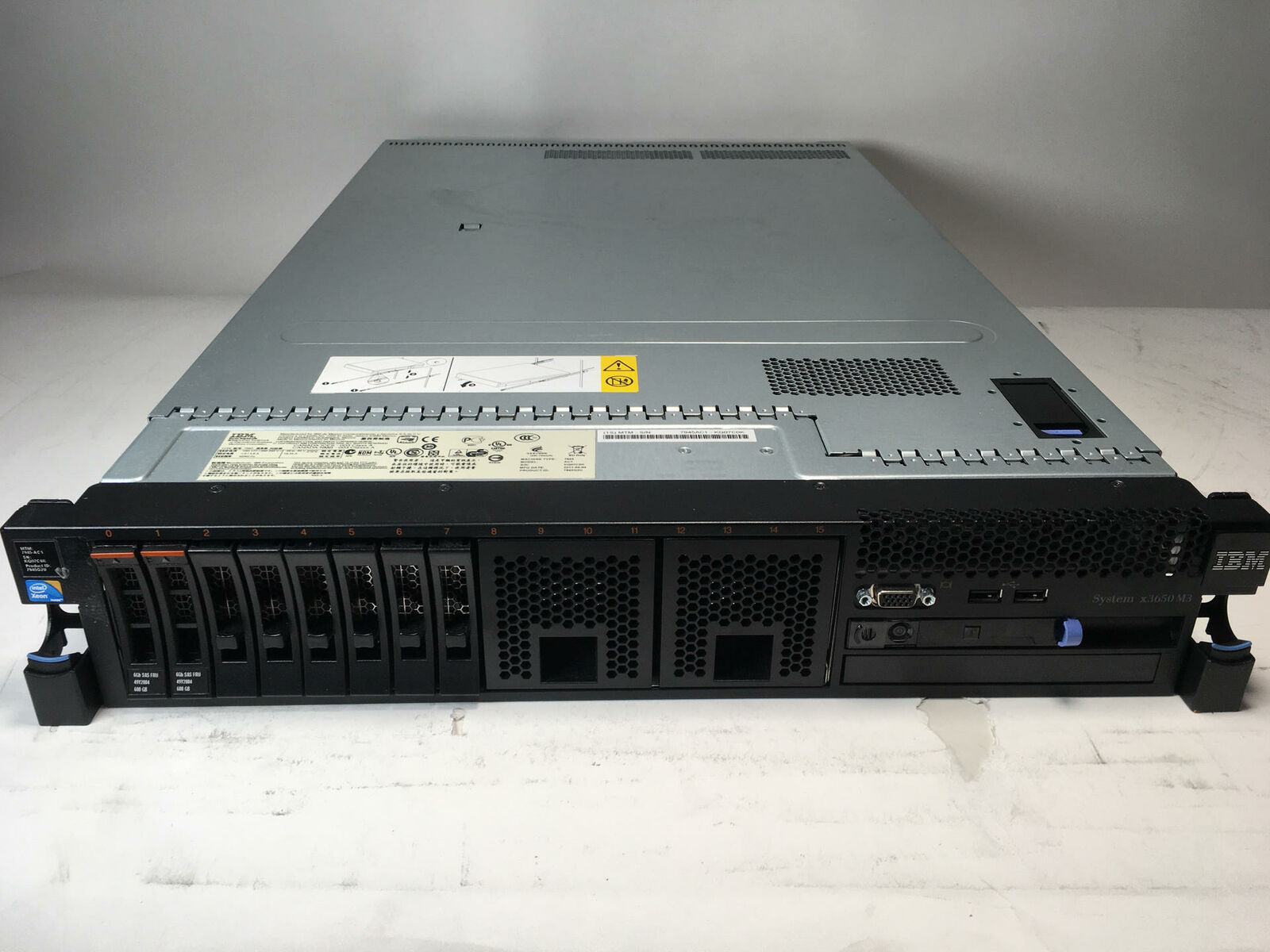 IBM System x3650M3 Server Dual Xeon E5640 4 Core 2.67 GHZ 96 GB DDR3