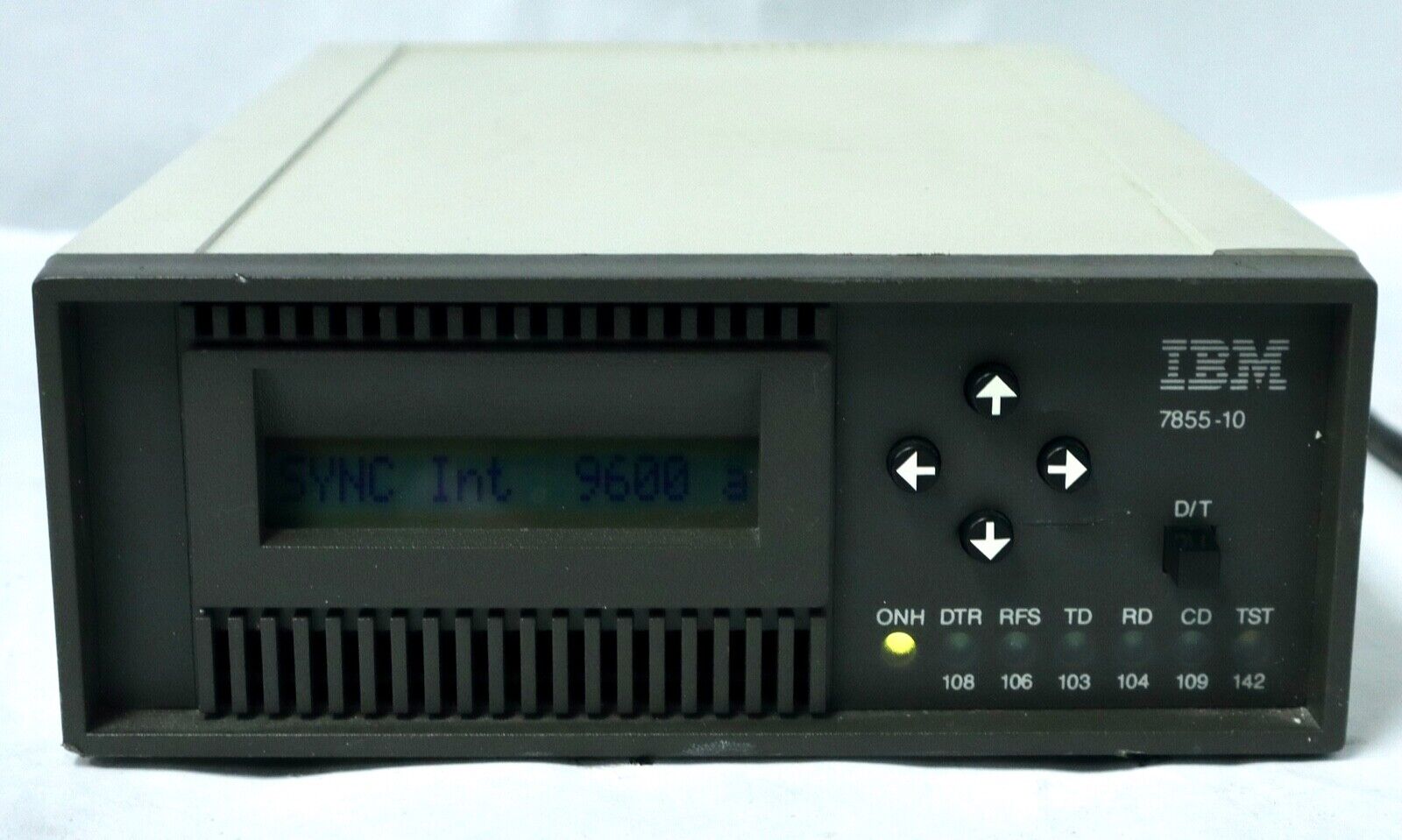 VINTAGE IBM 7855-10 9.6KBPS Industrial Digital External Modem - READ