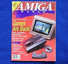 December 1993 AMIGA World Magazine CD32 Edition, Desktop Video, Computers picture