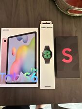 SAMSUNG SET:  GALAXY S22 ULTRA PHONE, TAB S6 LITE, GALAXY WATCH 4 & ACCESSORIES picture