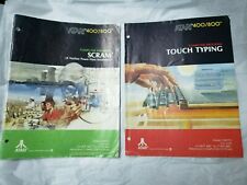 Atari 400 800 SCRAM A Nuclear Power Plant Simulation & Touch Typing Manual Book picture