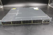 Cisco Catalyst WS-C3750X-48PF-S 48-Port Gigabit Network Switch With 10G Module picture