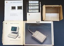 Vintage Apple Macintosh Mouse Boxed Power Supply Manuals Floppy Collectors Prop picture
