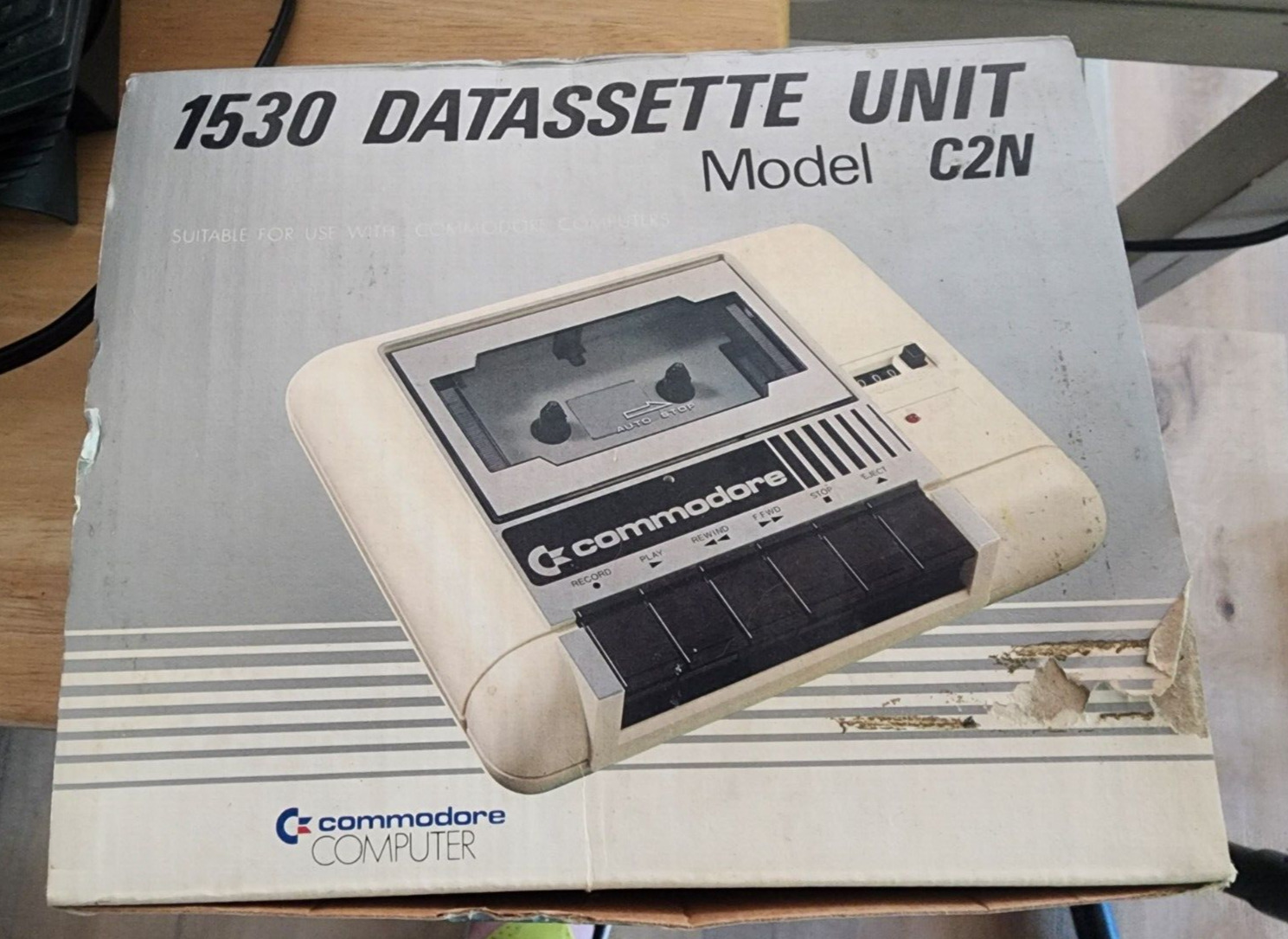Commodore 64 C2N Datasette Cassette Tape Player Recorder - 1530 Datasette Unit