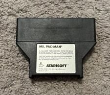 Ms. Pac-Man Game Cartridge Atari TI99/4A TI-99/4A 1983 MS PACMAN UNTESTED/AS IS picture