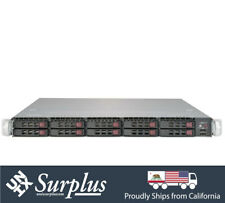 Supermicro 1U Server 10 BAY SFF 2x Xeon E5-2667 v2 3.30Ghz 128GB 2x 10GBase-T picture