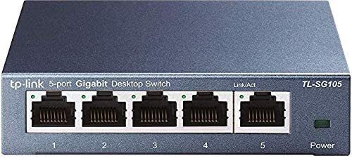 TP-Link5 Port Ethernet Network Switch Unmanaged(TL-SG105) Refurbished