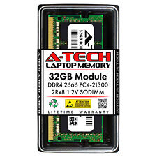 A-Tech 32GB DDR4 2666 MHz PC4-21300 Laptop SODIMM 260-Pin 2Rx8 Memory RAM 1x 32G picture