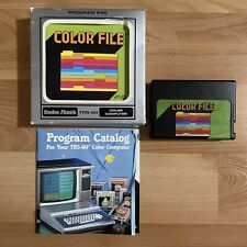 Vintage TRS-80 Color File Game and Booklet with Original Box Untested picture