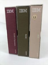 Vintage IBM Books Book Set 3 Books DOS, BASIC, Guide to Operations  NO DISCS picture