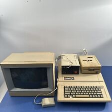 Vintage Apple II E Computer, Monitor & 2 Floppy Disk Drives. POWERS ON UNTESTED picture