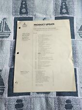 Vintage Atari 800 Personal Home Computer Product Update Sheet Coding Operation  picture