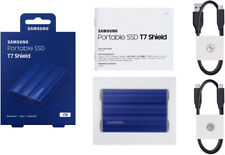 SAMSUNG T7 Shield Portable 1TB External Solid State Drive - Blue picture