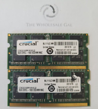 Crucial 16GB (2X8GB) 2Rx8 PC3-12800 DDR3-1600Mhz SODIMM Laptop Memory Ram picture