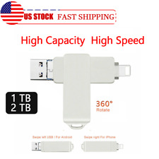 Large Storage 3-IN-1 USB 3.0 Flash Drive Memory Stick for iPhone iPad External picture