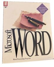 Microsoft Word The Word Processor for the Macintosh Sealed Vintage picture