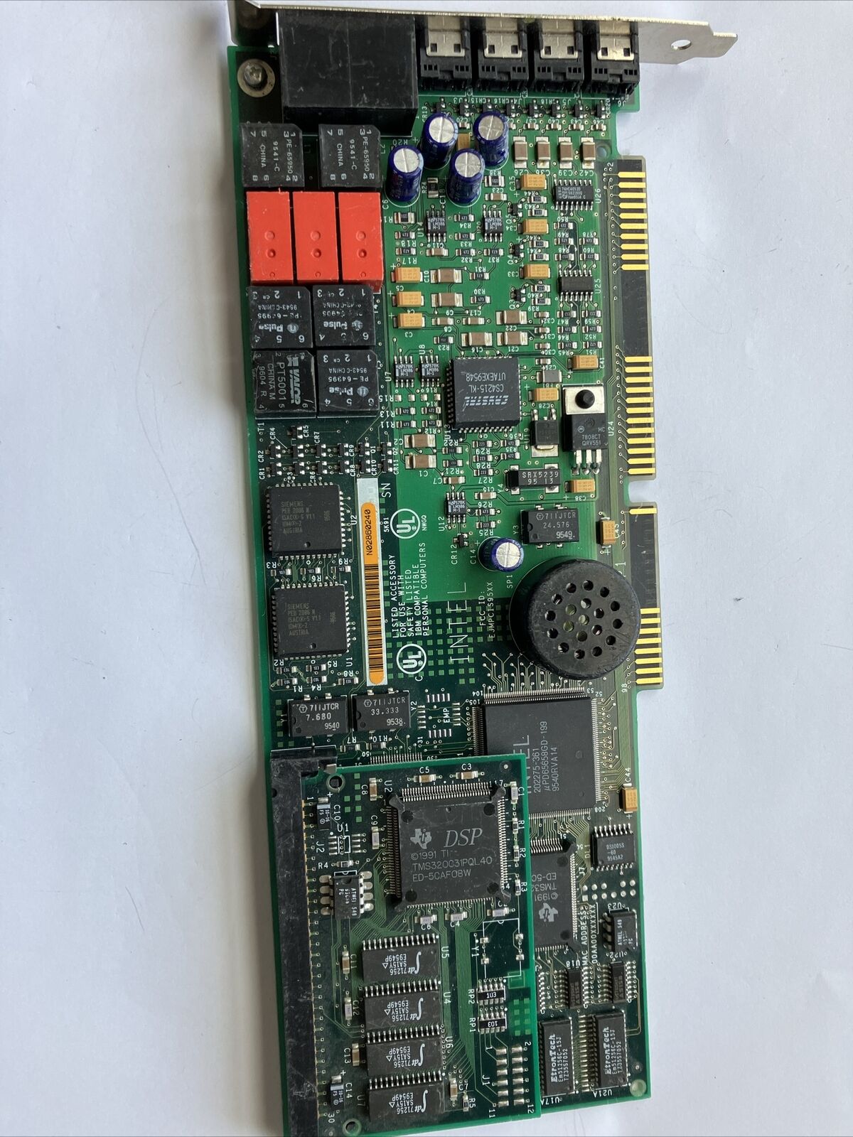 EJMPCIS95XX Intel vintage computer part card 1991