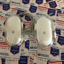 Lot of 2 Vintage Apple Macintosh Pro Mouse M5769 USB Wired Optical Mouse Genuine picture