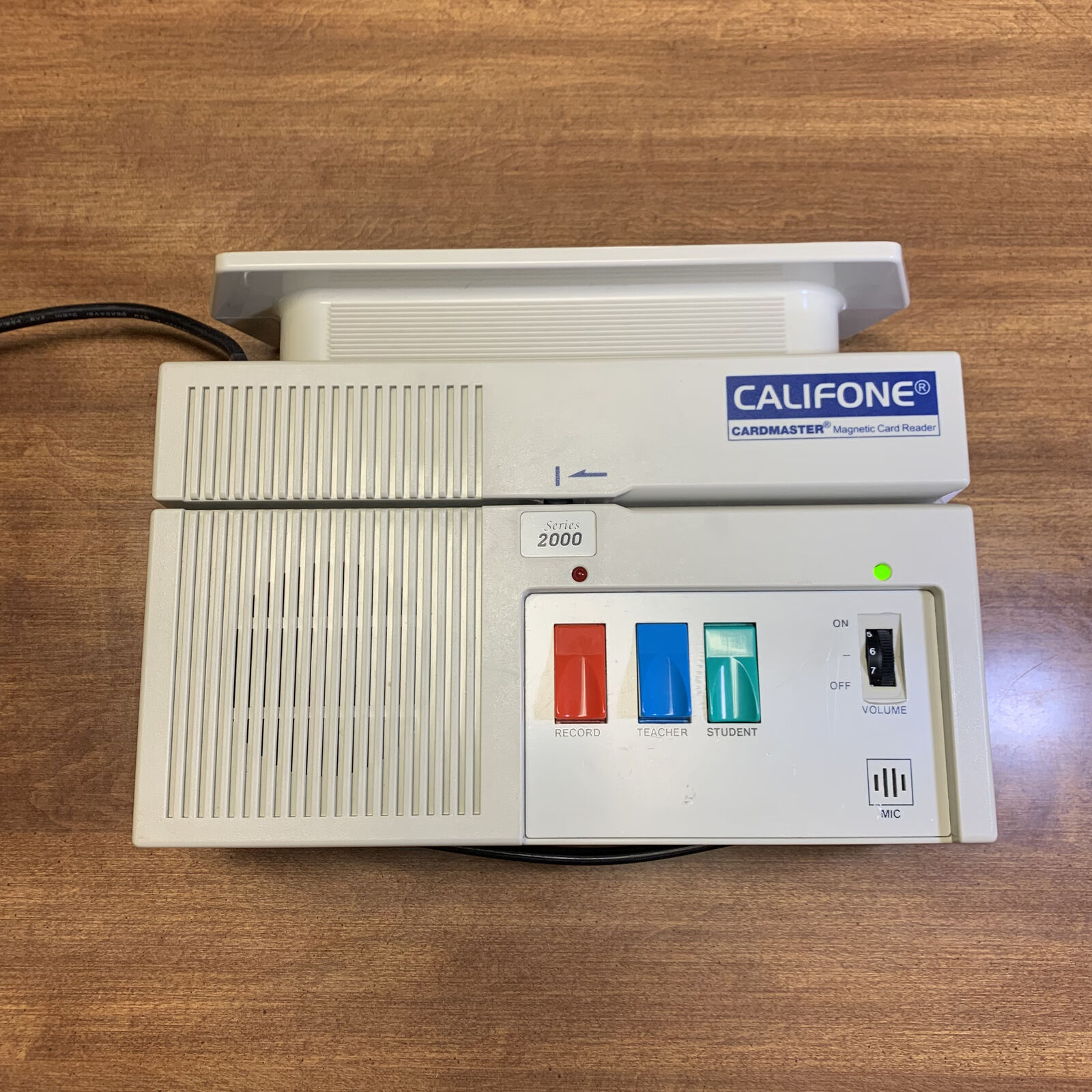 Tested Califone VTG Cardmaster 2000 Series Magnetic Card Reader Language Tool