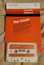 1981 Vintage TI-99/4A The Count Game Cassette Texas Instruments Model PHT 6049  picture