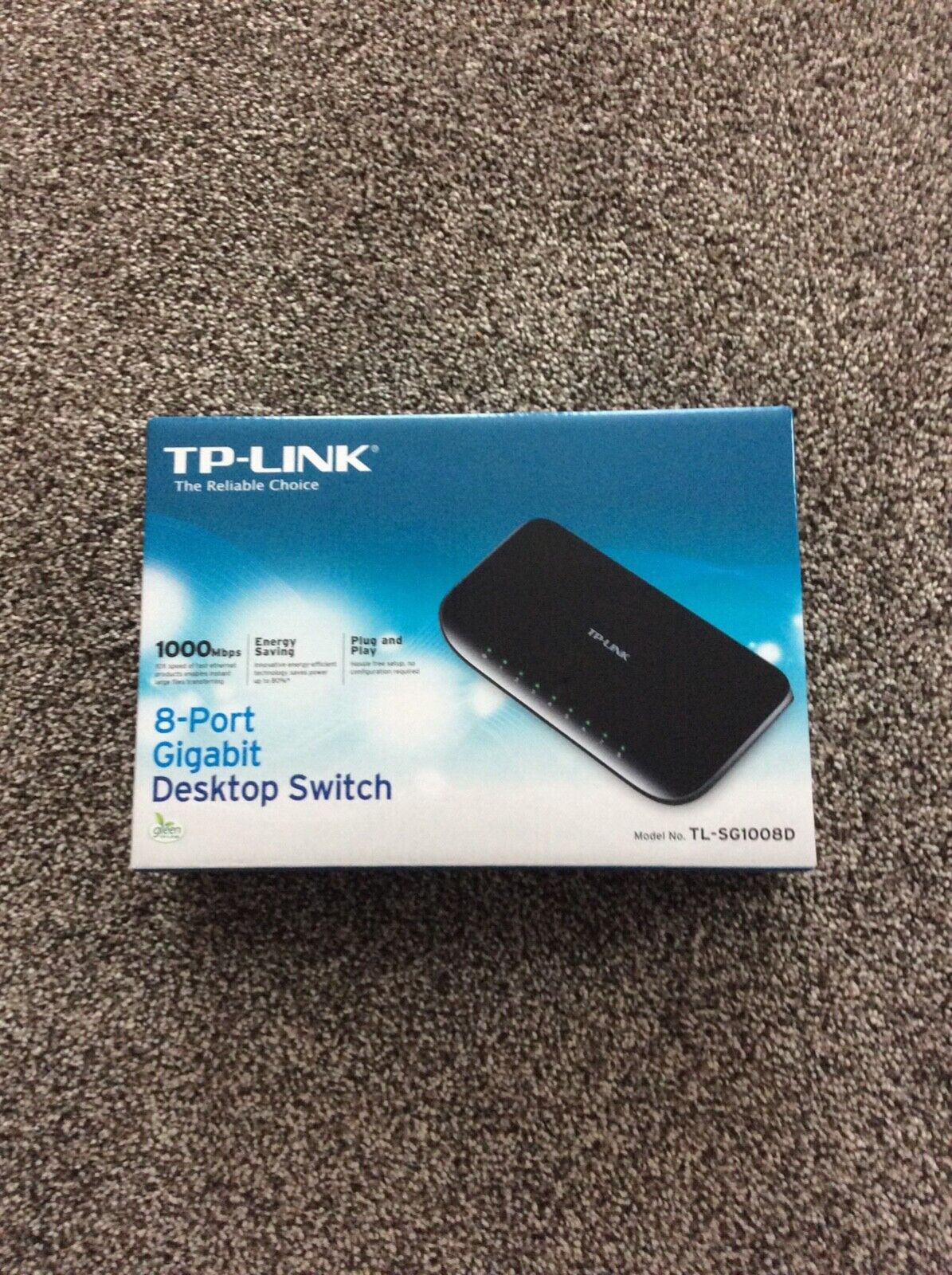 TP-LINK 1000Mbps 8-Port Gigabit Desktop Switch - new, never-used