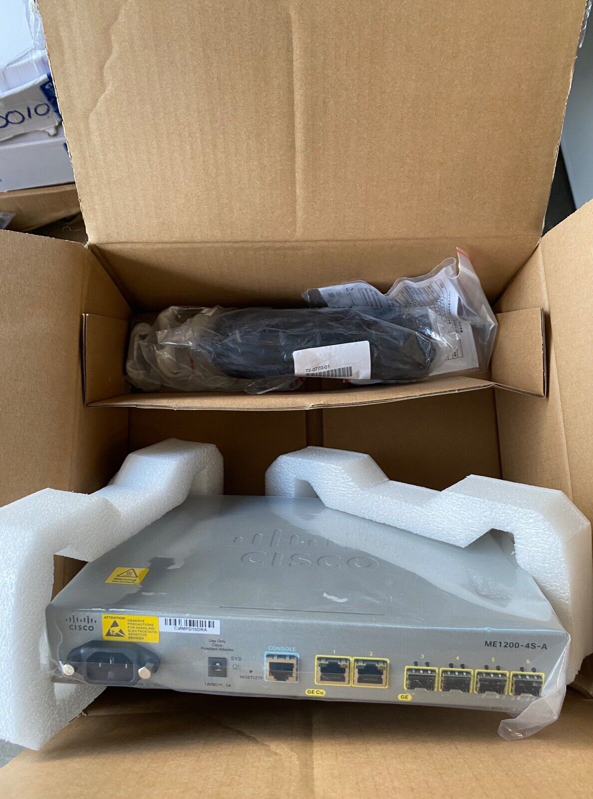 New Cisco  ME1200 Carrier Ethernet Access Dev with AC Power