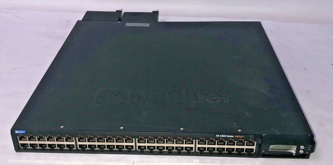 Juniper EX 4200 48 Port PoE Gigabit Ethernet Switch 