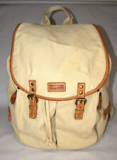 Field & Stream Vintage Collection Urban Tan Canvas Backpack Laptop Bag Case picture