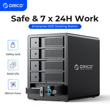 ORICO 5 Bay Raid USB3.0 to SATA External Hard Drive Enclosure for 3.5'' HDD LOT picture