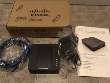 Cisco SPA112 Ethernet VoIP ATA 2-Port Phone Adapter picture