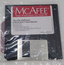 McAfee Software 3.5 Floppy Diskette (Version 4.0) New Sealed Vintage picture