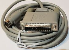 NEW Vintage Basic Cable 10ft Shielded Mac+/IIgs to Imagewriter I, MinDin8M-DB25M picture