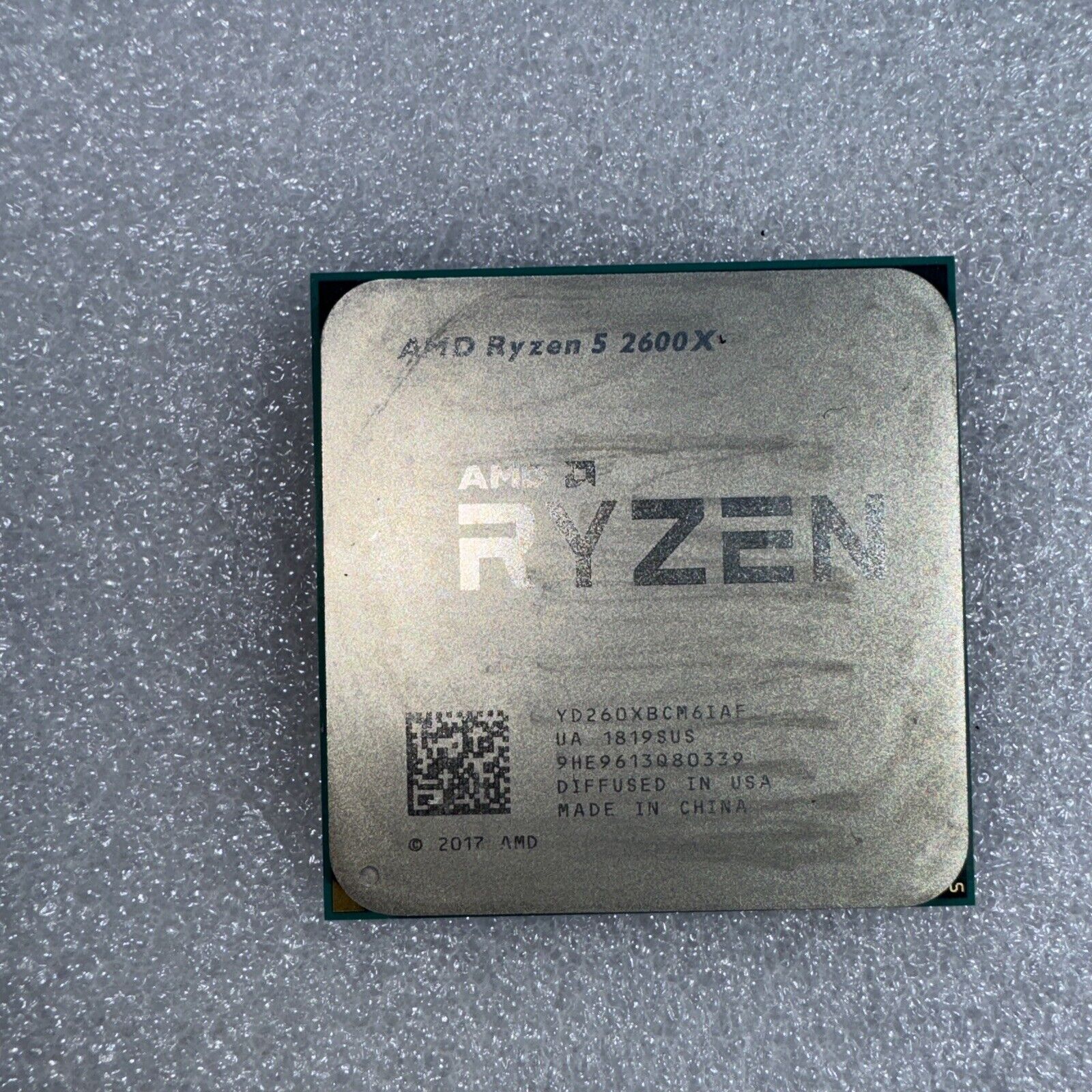 AMD Ryzen 5 2600X Black 6 Core 12 Thread Processor With Heat Sink Fan