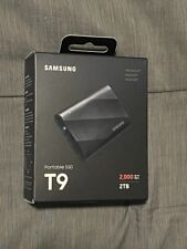 Samsung T9 Portable 2TB 2000MB/s SSD - Black (MU-PG2T0B/AM) SEALED picture