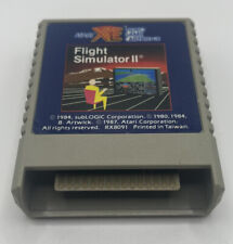 Flight Simulator II Video Game Cartridge Atari 400/800/XL/XE  Tested Working picture