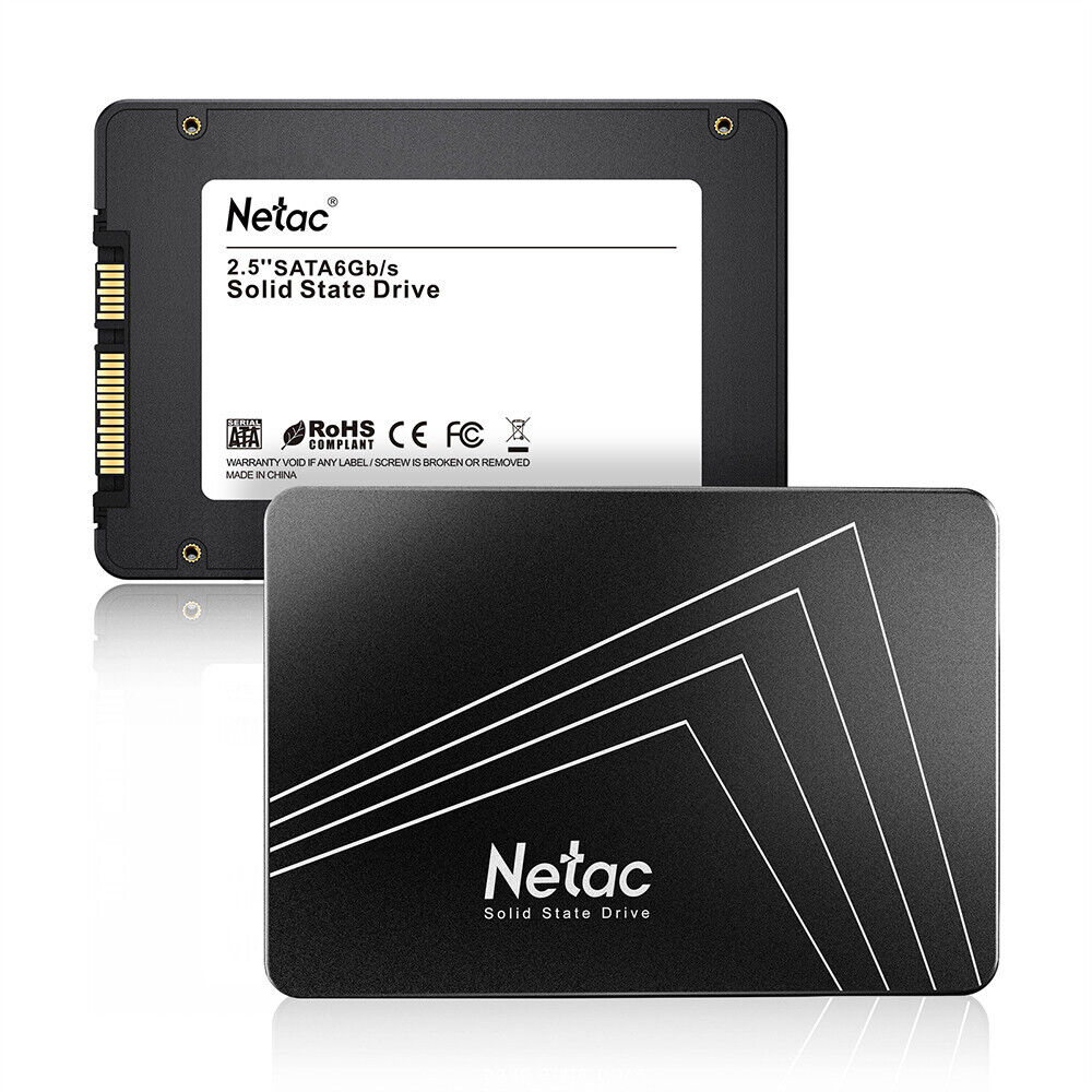 Netac 512GB SSD 2.5\'\' SATA III 6 Gb/s Internal Solid State Drive 500MB/s