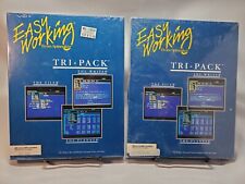 Vintage Software for Commodore Tri Pack Easy Working Floppy Disks- Original Wrap picture