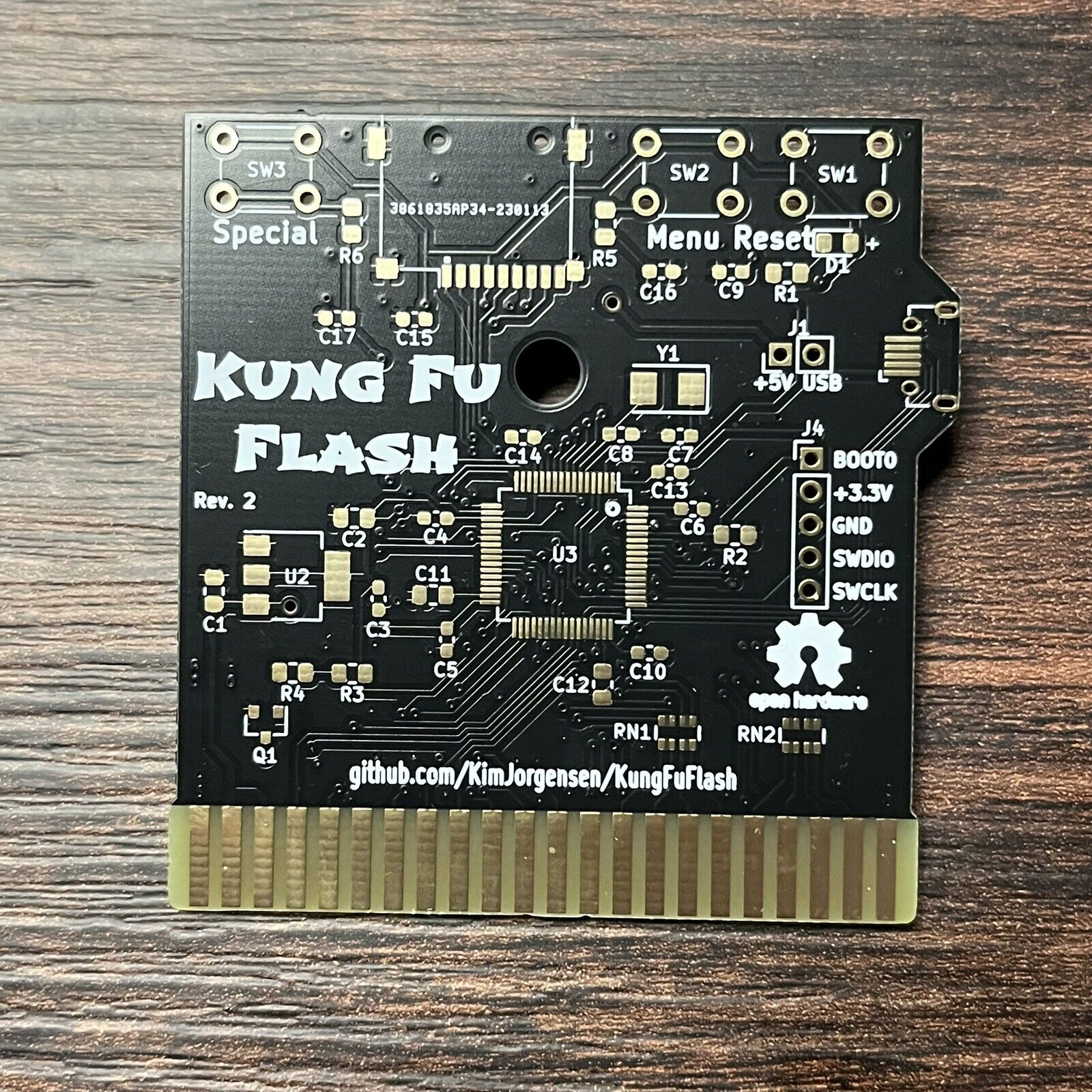 Kung Fu Flash PCB Rev. 2 For Commodore 64 (PCB Only)